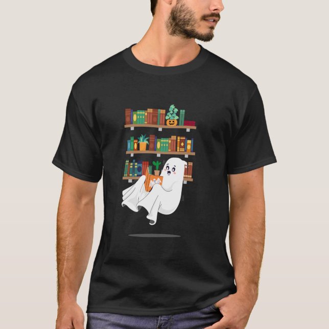 Camiseta Boo de profesor de librería de libros de lectura f (Anverso)