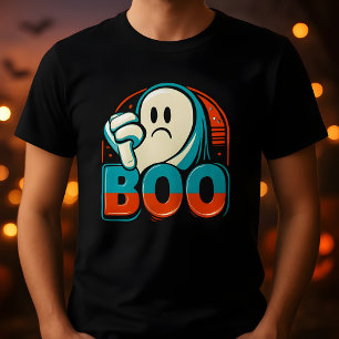 Camiseta Boo desaprueba el gruñón diseño fantasma de Hallow