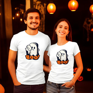 Camiseta Boo desaprueba el gruñón diseño fantasma de Hallow