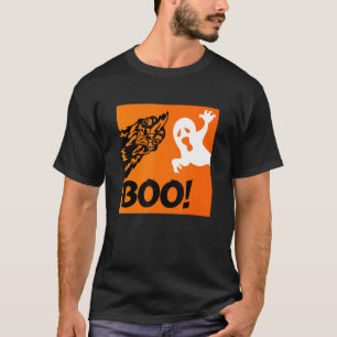 Camiseta ¡Boo! Divertido ocultamiento de pollo Peekaboo Sca