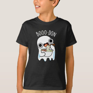 Camiseta Boo-don Funny Ghost Udon Pun Dark BG