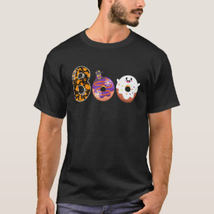 Camiseta Boo Donuts engaña divertida donación de Halloween