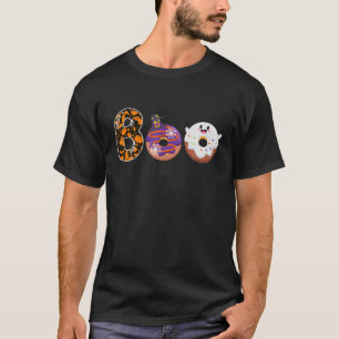 Camiseta Boo Donuts engaña divertida donación de Halloween
