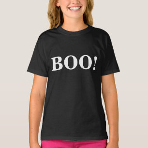 Camiseta ¡Boo! en negrita para Halloween