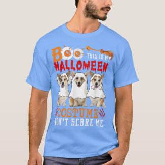 Camiseta Boo Este Es Mi Disfraz De Halloween Tres Perros Co
