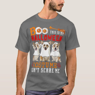 Camiseta Boo Este Es Mi Disfraz De Halloween Tres Perros Co
