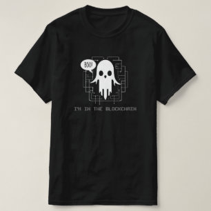 Camiseta Boo, estoy en el Crypto Halloween de Blockchain Fu