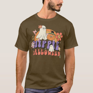 Camiseta Boo fantasma de calabaza 60's 70 Halloween Hippie