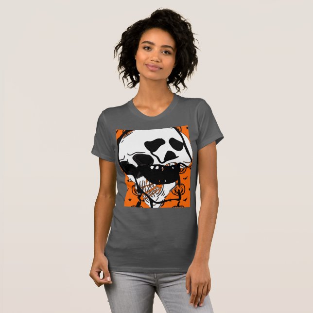 Camiseta Boo Feliz Halloween (Anverso completo)