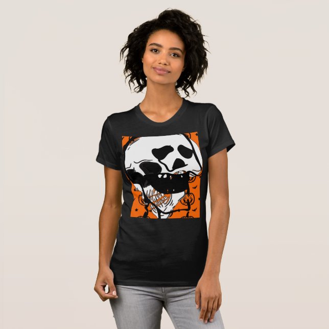 Camiseta Boo Feliz Halloween (Anverso completo)