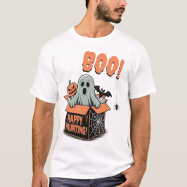Camiseta ¡BOO! Feliz Halloween Haunting Ghost