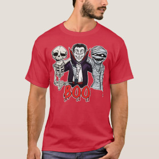 Camiseta Boo Funny Fiesta de Halloween Tee Scary Spooky Gif