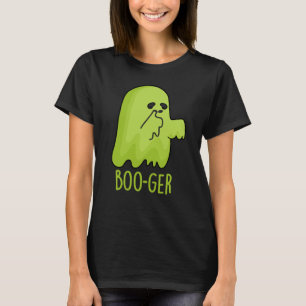 Camiseta Boo-ger Gracioso Booger Halloween Fantasma Pun Dar
