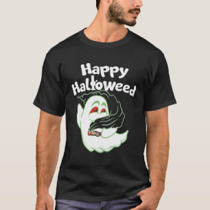 Camiseta Boo Ghost Smoed Thc Feliz Halloween