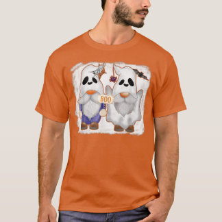 Camiseta Boo Gnome Ghost Halloween Costume Familiar
