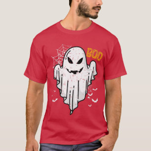 Camiseta Boo Gracioso Boo Ghost Bats Trick O Trate Hallowee