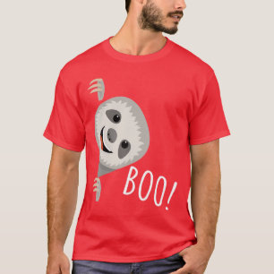 Camiseta Boo Gracioso ocultando a Peekaboo Scary Halloween