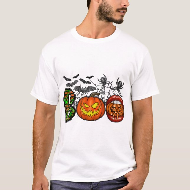 Camiseta Boo Halloween (Anverso)