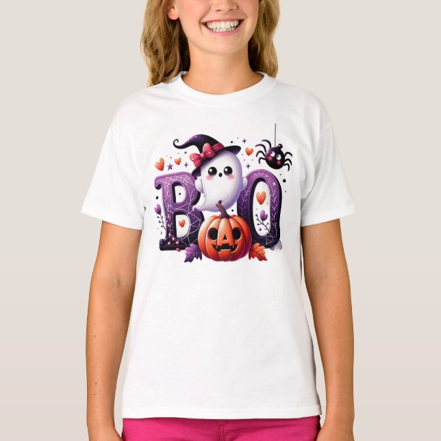 Camiseta Boo Halloween (Anverso)
