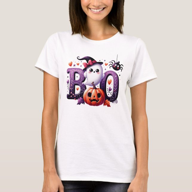 Camiseta Boo Halloween (Anverso)