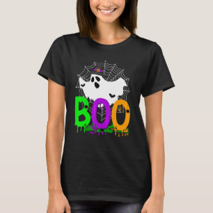 Camiseta Boo Halloween calabaza carnaval fiesta hincha de h