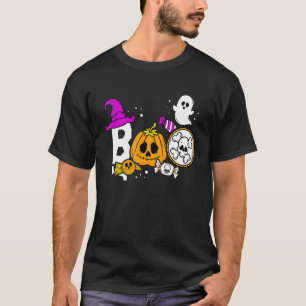 Camiseta Boo Halloween Calabaza Carnaval Halloween Fiesta 4