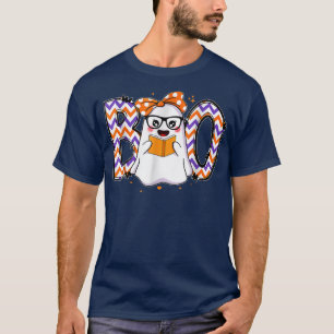 Camiseta Boo Halloween Costume Groovy Spooky Boo Crew Chica