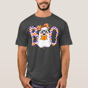 Camiseta Boo Halloween Costume Groovy Spooky Boo Crew Chica