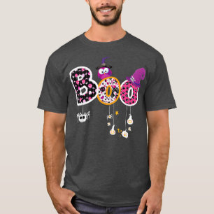 Camiseta Boo Halloween Costume Spiders Ghosts Pumkin Witch