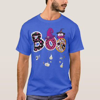 Camiseta Boo Halloween Costume Spime, Fantasmas, Pumkin & W