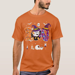 Camiseta Boo Halloween Costume Spime Fantasmas Pumkin & Wit