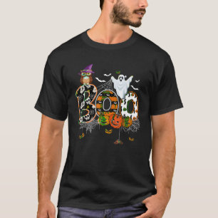 Camiseta Boo Halloween Costume Spime Fantasmas Pumkin Witch