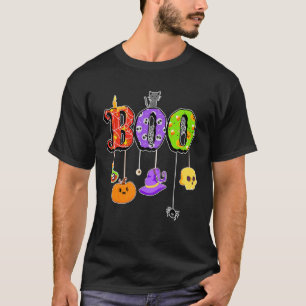 Camiseta Boo Halloween Costume Spime Fantasmas Pumkin Witch