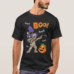Camiseta Boo Halloween Dabbing Mummy con Chicas de los niño