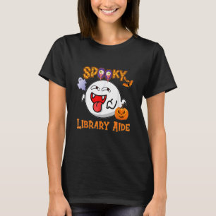 Camiseta Boo Halloween Disstume de biblioteca