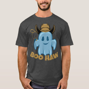 Camiseta Boo haw cowgirl cowboy fantasma occidental diverti