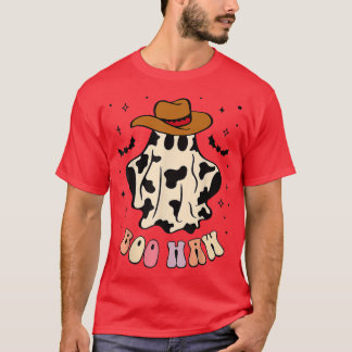 Camiseta Boo haw fantasma cowboy occidental cowgirl diverti