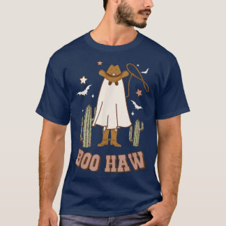 Camiseta Boo Haw Fantasma Graciosa Cowboy Cowgirl Halloween