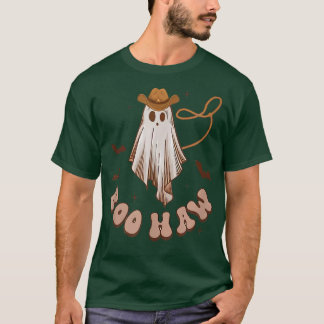 Camiseta Boo Haw Fantasma Rodeo País Occidental Vaquero Hal