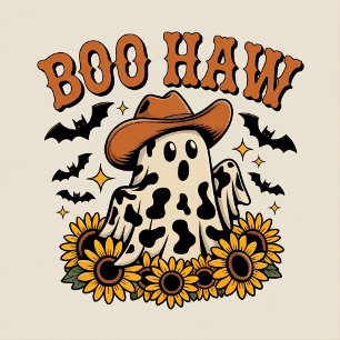 Camiseta Boo Haw - Halloween salvaje estilo Cowboy