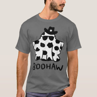 Camiseta Boo Haw , Retro Boo Haw Fantasma Cowbo Halloween