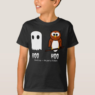 Camiseta Boo Hoo Ghost y Owl