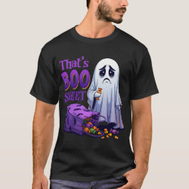 Camiseta Boo-Hoo-lloween, hoja de boo