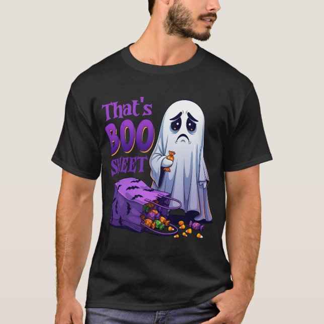 Camiseta Boo-Hoo-lloween, hoja de boo (Anverso)