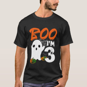 Camiseta Boo Infantil Im 3 Fiesta de cumpleaños de disfrace