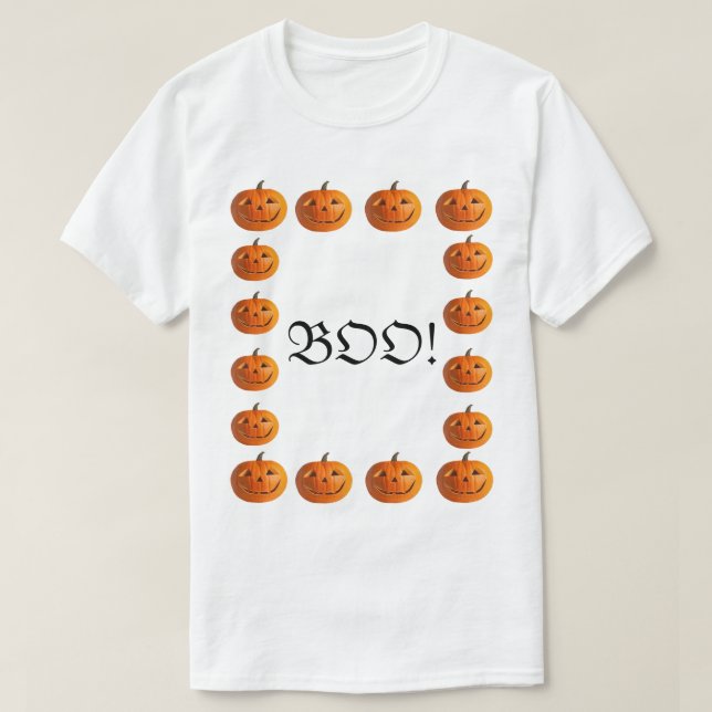 Camiseta BOO Jack-O-Lantern 2 T-Shirt (Diseño del anverso)