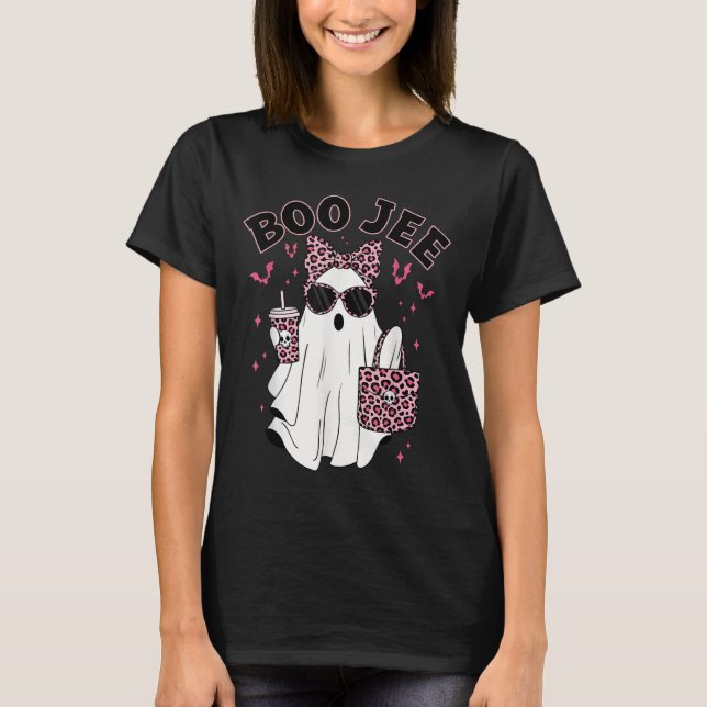 Camiseta Boo Jee Boujee Nk Café Fantasma Halloween Octubre  (Anverso)