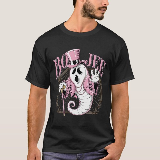 Camiseta Boo Jee Halloween Boujee Boo Jee Ghost Pink T-Shir (Anverso)
