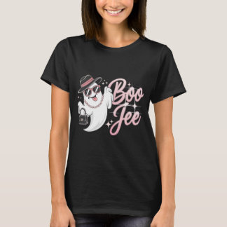 Camiseta Boo Jee Halloween Boujee Boo Jee Ghost Pink T-Shir