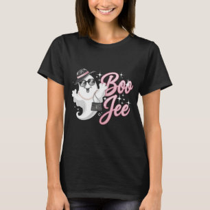 Camiseta Boo Jee Halloween Boujee Boo Jee Ghost Pink T-Shir